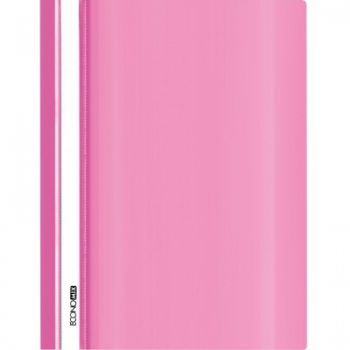 Plastikinis segtuvėlis skaidriu viršeliu, EconoMix, A4+, rožinės sp.