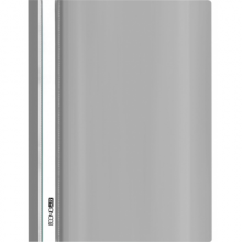 Plastikinis segtuvėlis skaidriu viršeliu, EconoMix, A4+, pilkos sp.