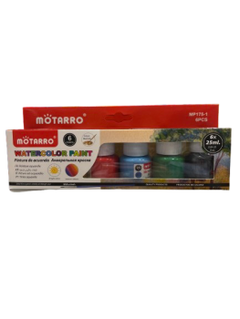 Akrvareliniai dažai MOTARRO 6sp x 25ml