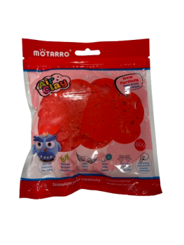 Porėtas modelinas MOTARRO 60g raudonos sp