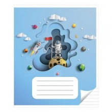 Sąsiuvinis  linijomis 12 lapų. Vidinių lapų gramatūra-90 g/m2.