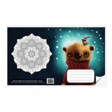 Sąsiuvinis langeliais 12 lapų.Vidinių lapų gramatūra-90 g/m2.