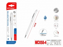Tušinukas jutiklinis 1.0 mm baltas korpusas mėlynos sp MOTARRO