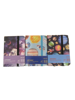 Užrašų knygutė PLANETOS MOTARRO 105x75mm 100l. linija
