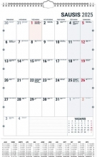 Kalendorius BUROODISAIN MONO PLANNER, 2025m.
