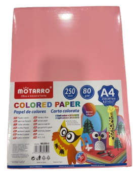Spalvotas popierius MOTARRO 80gr 250lapų