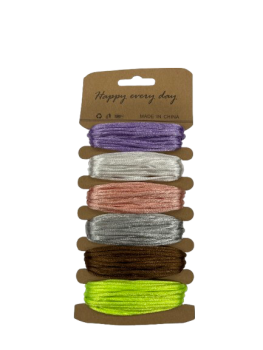 Virvutė 2mm 6spalvos x 3metrai