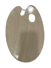 Dažų maišymo paletė 300x195x3mm medinė