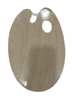 Dažų maišymo paletė 300x195x3mm medinė