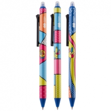 Rašiklis gelio automatinis  save trinantis 0,5mm. mėlynos sp. Happy Color