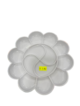 Dažų maišymo paletė 185x185mm baltos spalvos