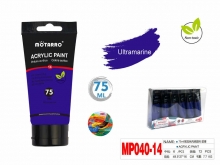 Akriliniai dažai MOTARRO 75ml t.mėlynos sp
