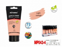 Akriliniai dažai MOTARRO 75ml šviesiai oranžinės sp