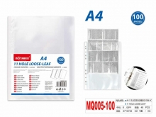 Įmautės A4 100vnt skaidrios MOTARRO