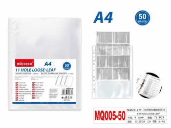 Įmautės A4 50vnt skaidrios MOTARRO