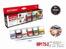 Guašas 6spalvos x 25ml MOTARRO