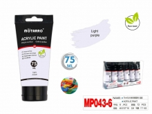Akriliniai dažai MOTARRO 75ml šviesiai violetinė sp
