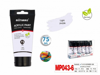 Akriliniai dažai MOTARRO 75ml šviesiai violetinė sp