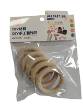 Apskritimai mediniai 50mm 5vnt