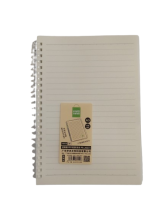 Sąsiuvinis A5 su spirale linija 60lapų plastikinis viršelis