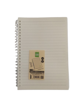 Sąsiuvinis A5 su spirale linija 60lapų plastikinis viršelis