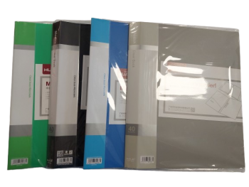 Segtuvas A4 40 įmaučių įvairių spalvų