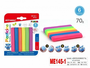 Plastilinas 6spalvos MOTARRO