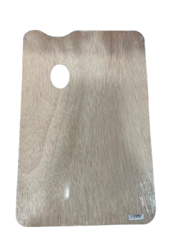 Dažų maišymo paletė 295x195x3mm medinė