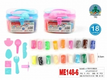 Plastilinas 18sp + formelės dėžutėje MOTARRO