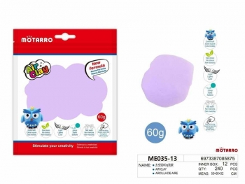 Porėtas modelinas MOTARRO 60g violetinės sp