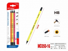 Paprastas pieštukas HB 3vnt MOTARRO