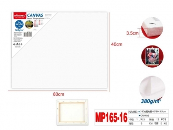 Drobė ant porėmio 40x80x3,5cm medvilnė 380g MOTARRO