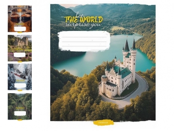 Sąsiuvinis Schoolboy, 60 lapų, 60 gsm, linijos