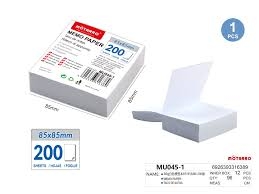 Lapeliai užrašams 85x85mm 200l klijuoti MOTARRO