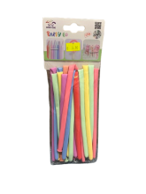 Balionai lankstymui pastelinių spalvų 15 vnt