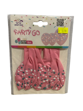 Balionai rožinės sp.6vnt 30cm