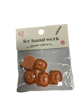 Dekoracija Meškutis 22x20mm 6vnt