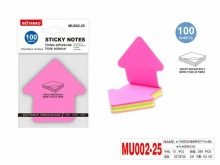 Lipnūs lapeliai užrašams RODYKLĖ 70x70mm 5sp x 20l MOTARRO