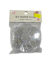 Rinkinys auskarų gamybai sidabro sp. 110vnt