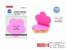 Lipnūs lapeliai užrašams GĖLĖ 70x70mm 5sp x 20l MOTARRO