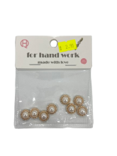 Dekoracija rankdarbiams Perlas 12x12mm8vnt