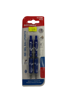 Tušinukas gelinis 2vnt 0,7mm mėlynos sp MOTARRO
