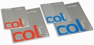 Blaknotas HAMELIN COLLEGE, Bantex, A5, 70 lapų, linija, 70gsm, su spirle šone su perforacija, su 2-iem skylutėm