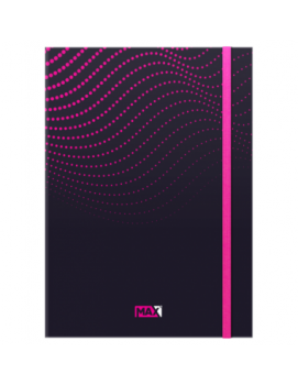 Aplankas A4/30mm su gumele OPTIMUM magenta 3D MAX