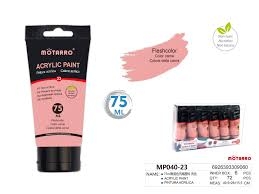 Akriliniai dažai MOTARRO 75ml kūno sp