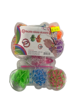 Rinkinys gumyčių pynimui,įv.spalvų