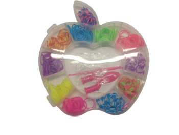 Rinkinys gumyčių pynimui Obuolys