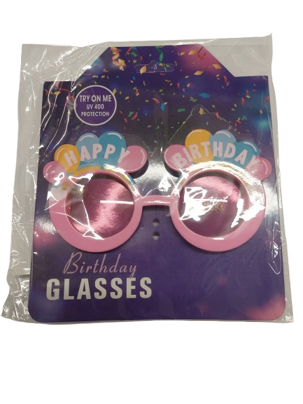 Akiniai gimtadieniui įv,spalvų