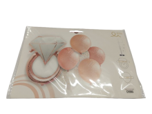 Balionų rinkinys kreminių atspalvių 7vnt