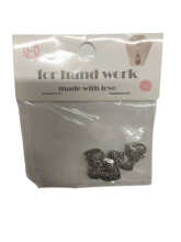 Pakabukas Širdelė sidabro sp.16mm6vnt